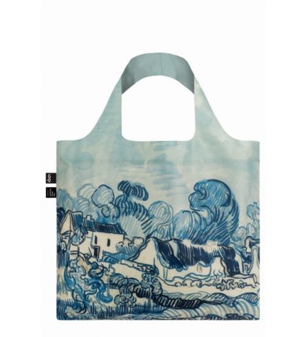 Loqi Bag Museum Col. - Old Vineyard with Peasant Woman Landscape with Houses
