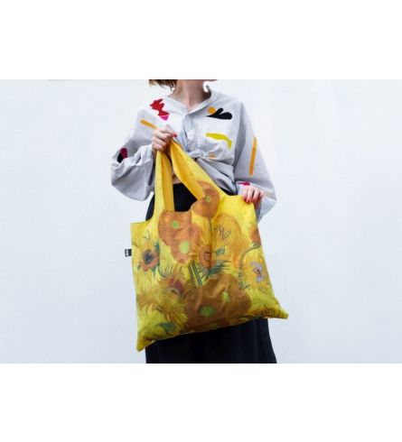 LOQI Museum Collection with Sunflowers Shopper