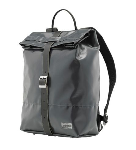 grünBAG Back-Pack Leather-Belt Grey