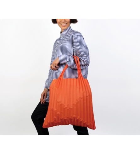 LOQI Bag Pleated Orange