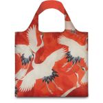 LOQI Museum Collection Shopper Woman´s Haori With White and Red Cranes